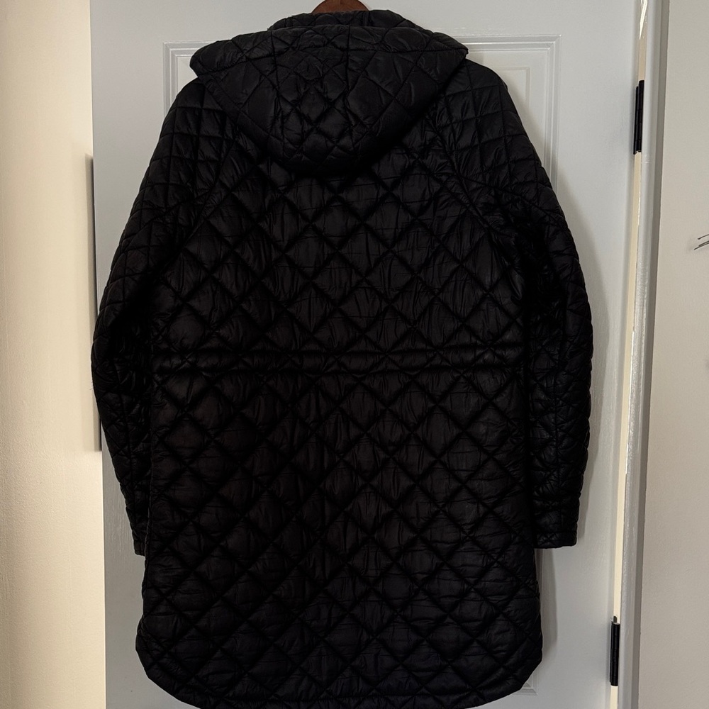 ATHLETA Whisper Featherless Quilted Puffer Parker Size M - Picture 2 of 7